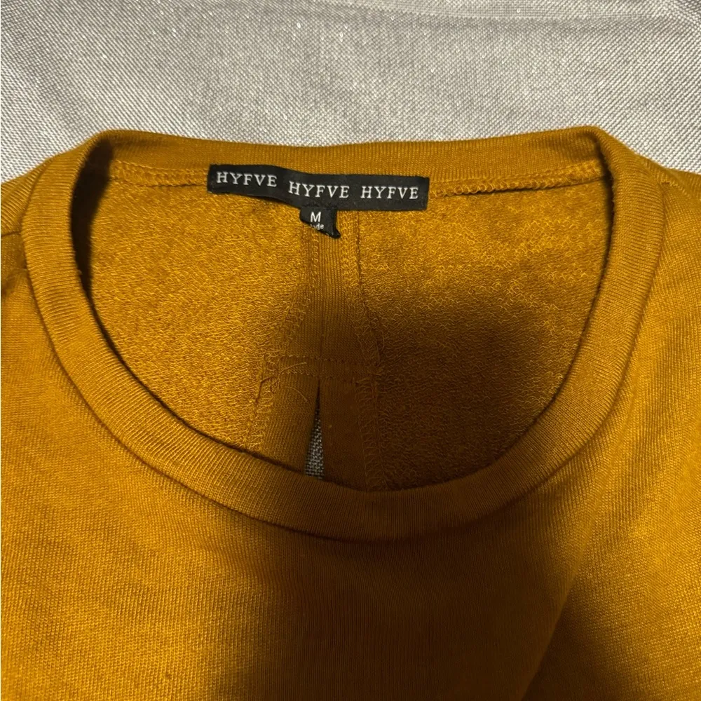HYFVE Mustard Long Sleeve Crop Top - Image 2