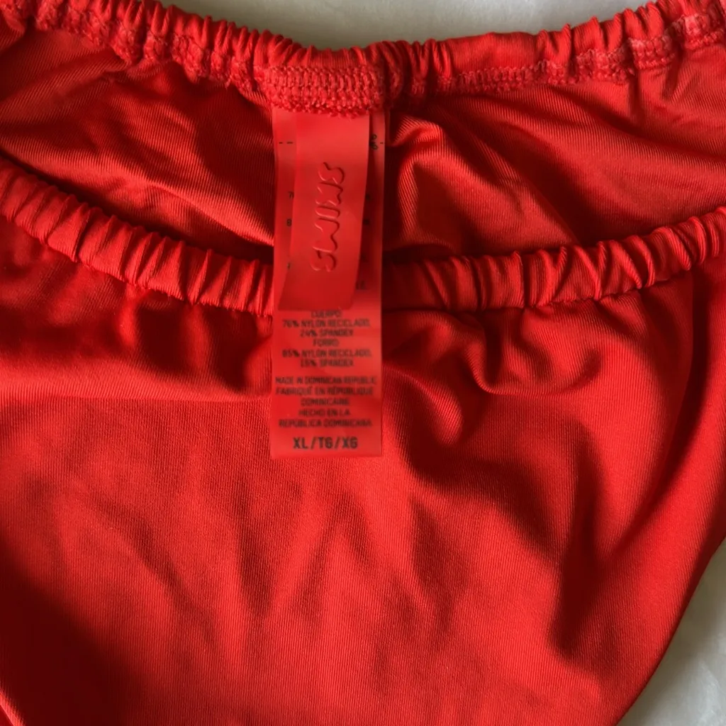Skims swim‎ bottoms STRING BIKINI COLOR RUBY SIZE XL NWOT - Image 2