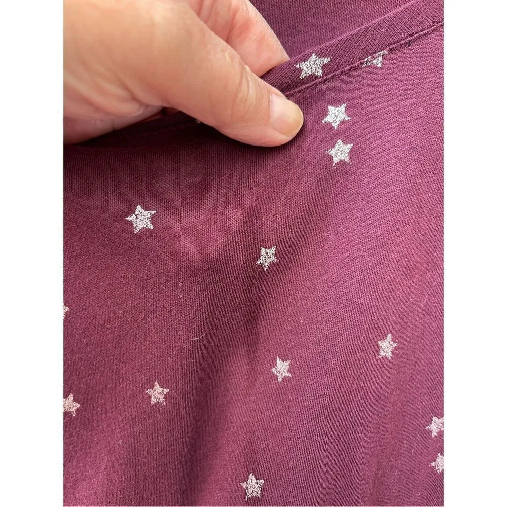 Ann Taylor Loft size L scoop neck long sleeve tee - Image 4