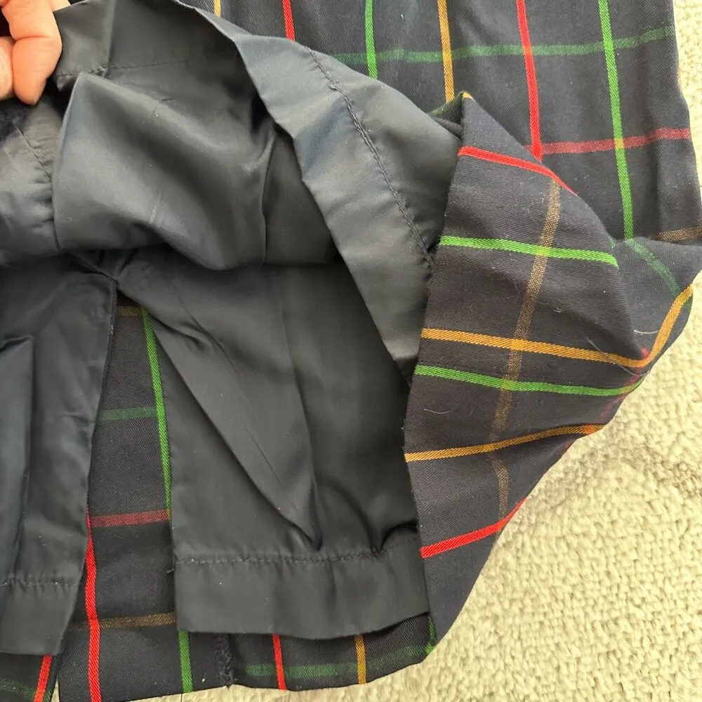 Vintage 80s/90s Chaus Plaid Midi Retro - Image 7