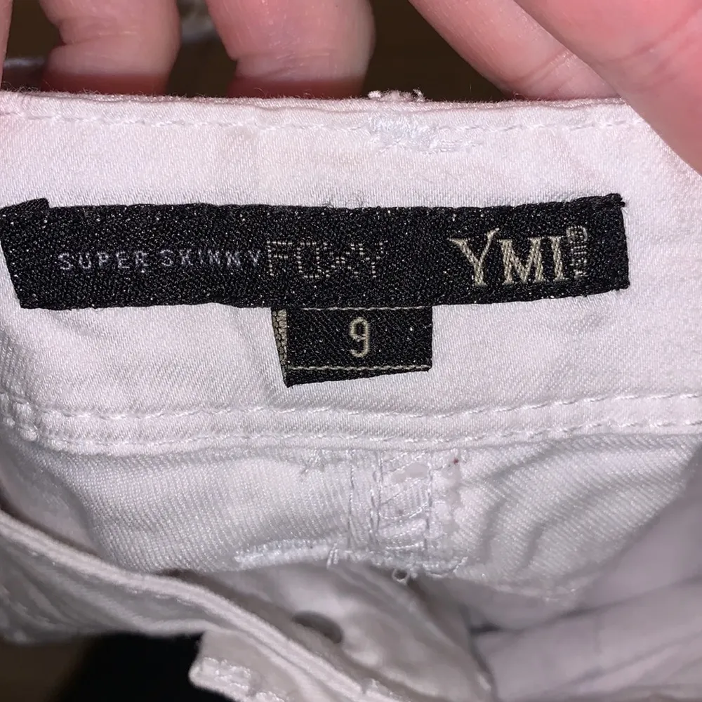 YMI Foxy white bottom side zip super skinny jeans - Image 7
