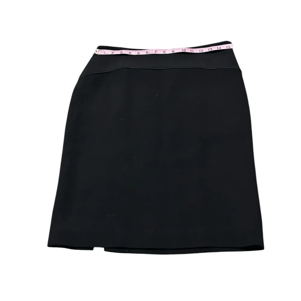 ZENOBIA black wool blend skirt - Image 4