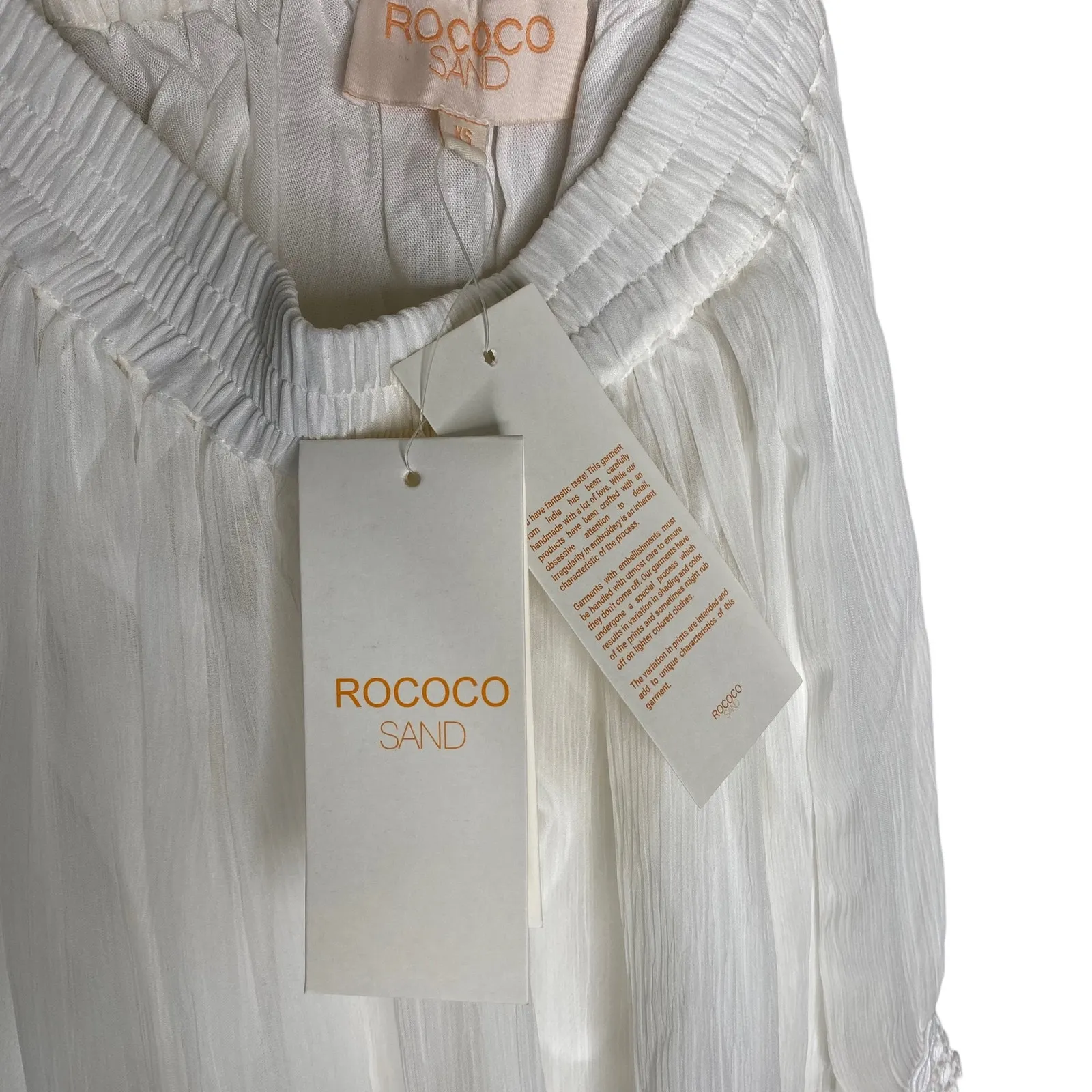 Rococo Sand Cia Mini Skirt White Size XS - Image 8