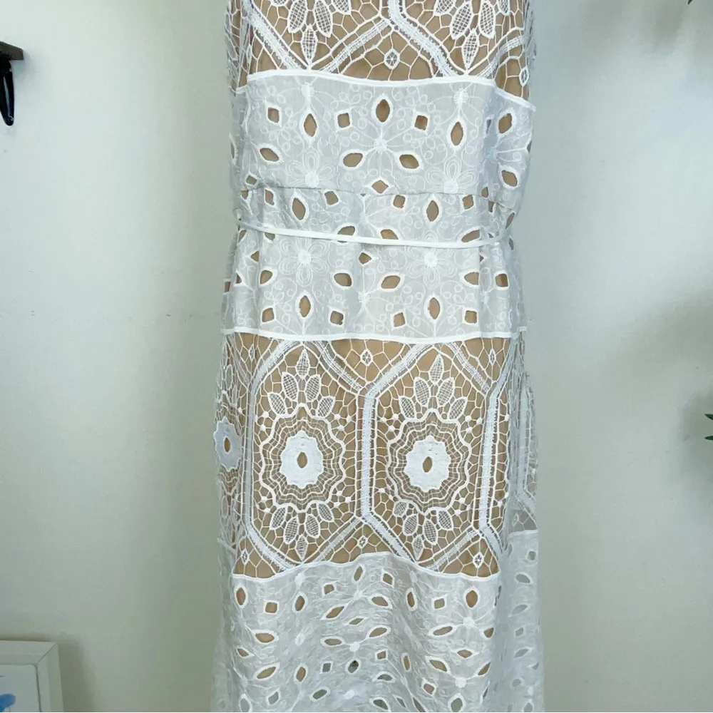 Elliatt Affluence Oversize Maxi Dress in Ivory -Bump Friendly - Image 8