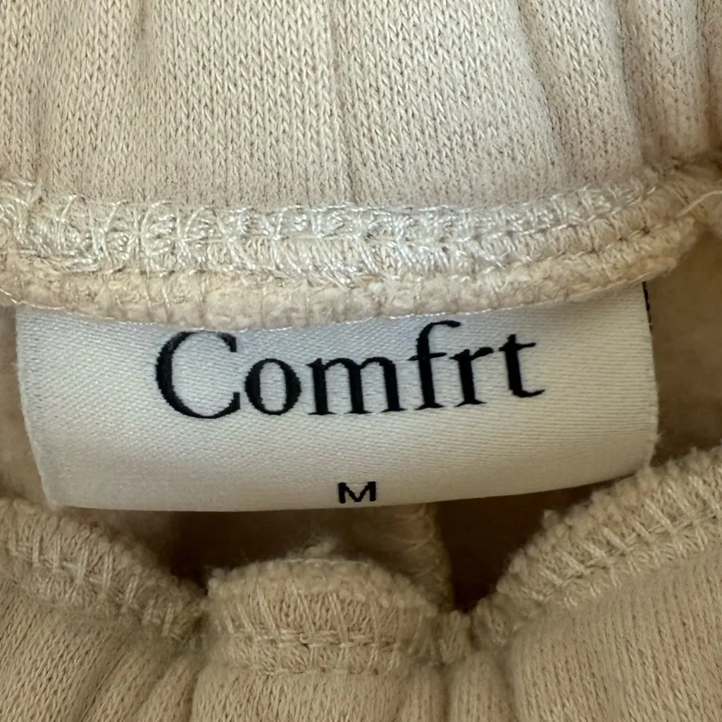 Comfrt Signature Sweatpants Size Medium Tan - Image 4