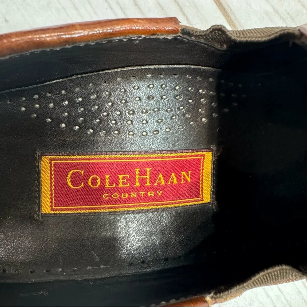 Cole Haan Country Farren II Brazilian Cordovan Leather Slip On Loafers Size 9.5 - Image 12