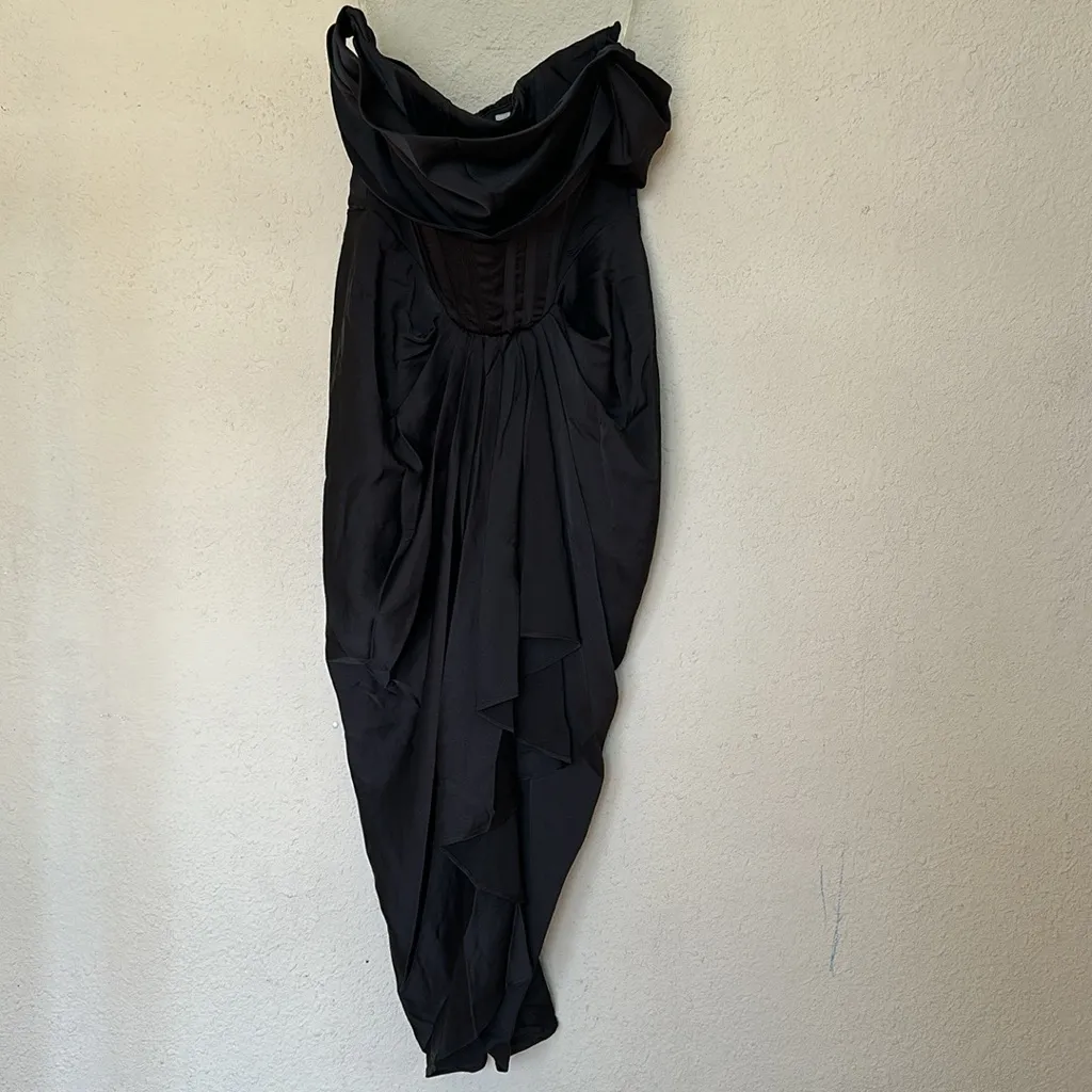 RARE House of CB Janis Dress  NWOT black size‎ L - Image 15
