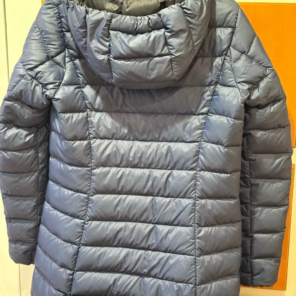 Eddie Bauer Women’s CirrusLite Down Hooded Jacket Parka Blue XS - Image 2