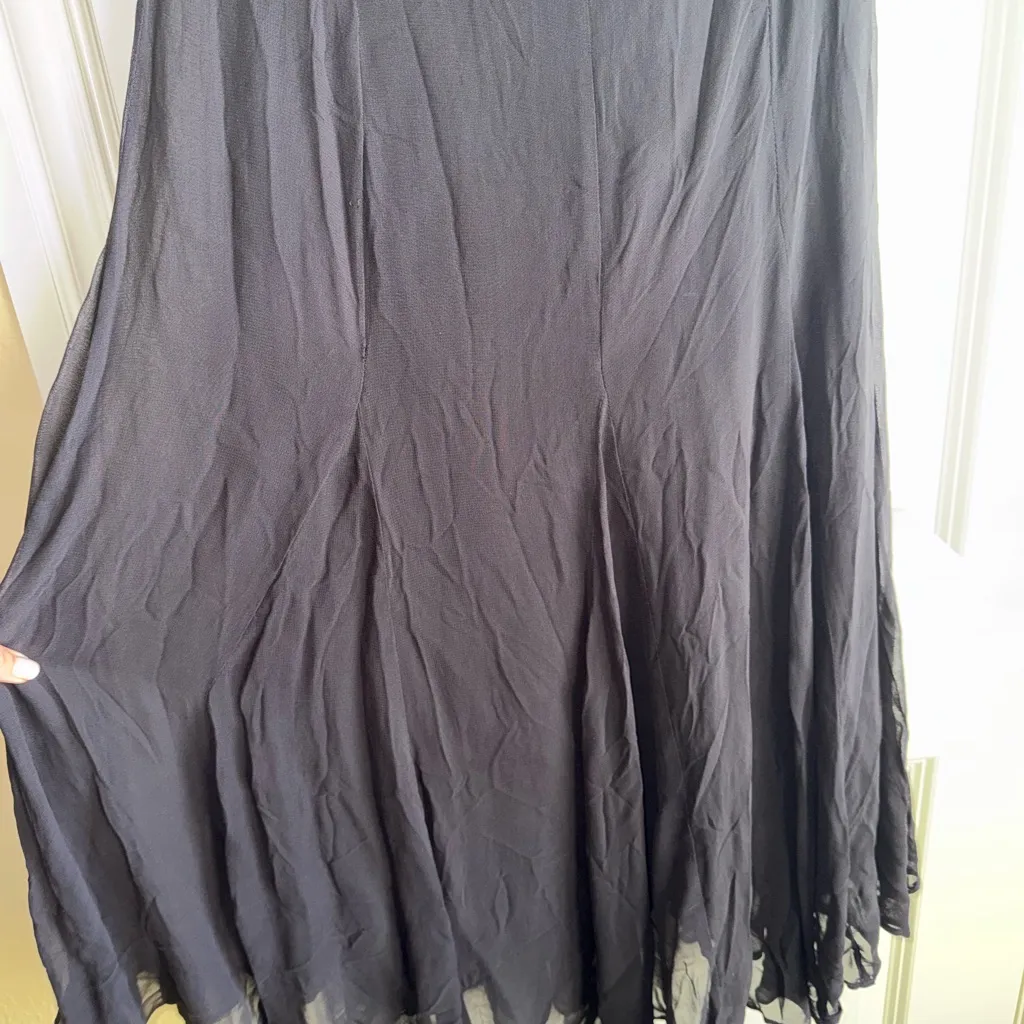 Free People Black sweetest‎ rose Maxi Dress size XS - Image 4