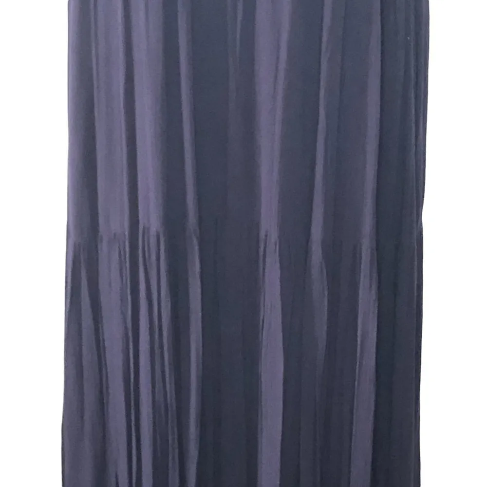 Karen Kane - Spring Dresses II - Crush MIDI Dress Navy Blue Crinkle Tiered NWT - Image 5