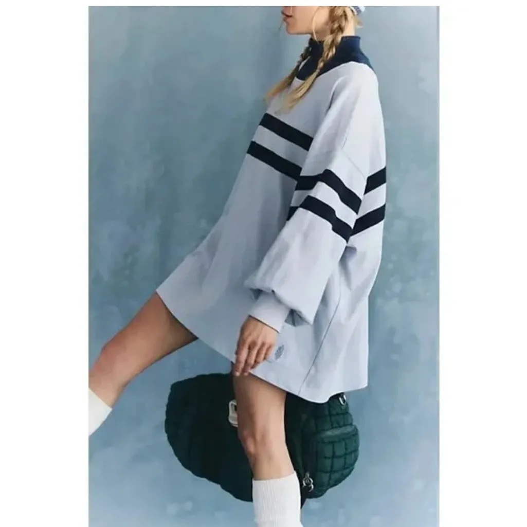 Free People  Movement | Post Up Layer Oversized Relaxed Sweatshirt Top - Image 2