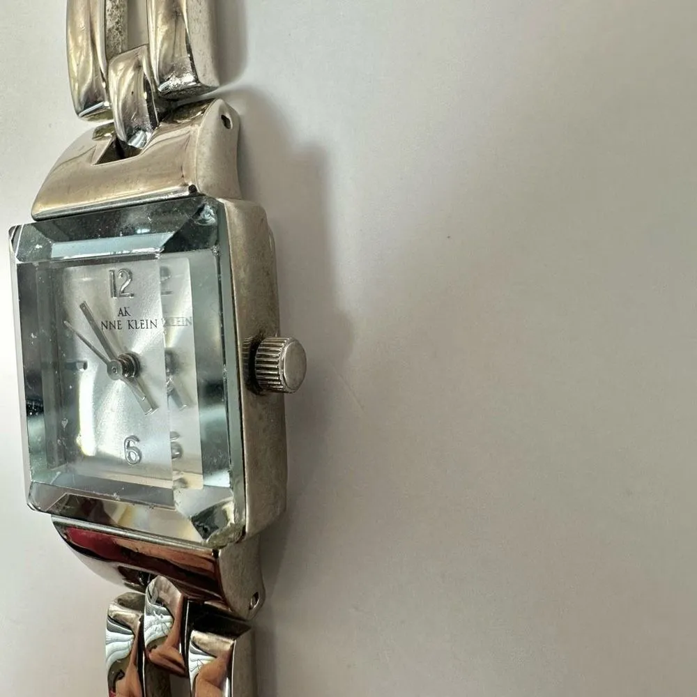 Anne Klein  silver tone chain bracelet watch - Image 7