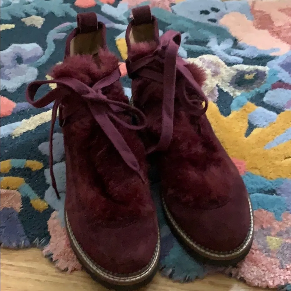 Franco Sarto Boot Highland Merlot Boot 8 M NWOB - Image 2