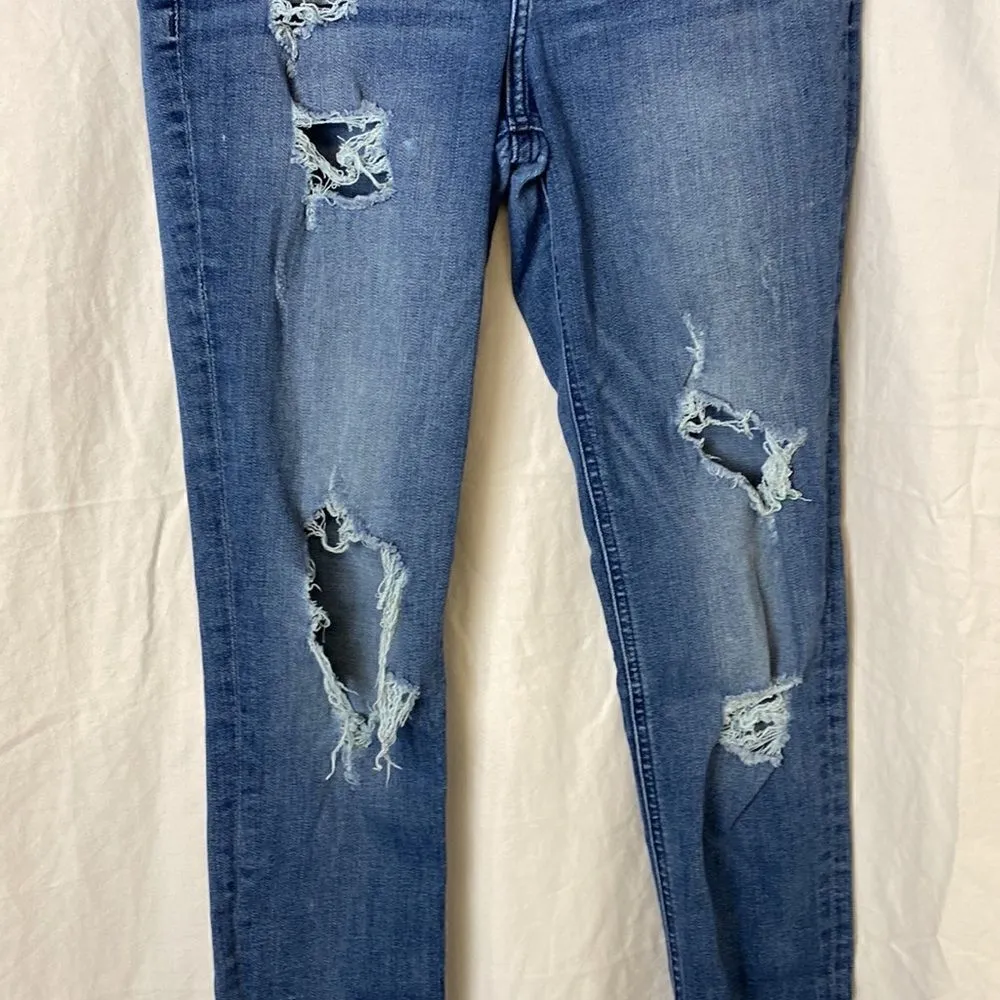 #114 EXPRESS ankle high rise jeans - Image 6