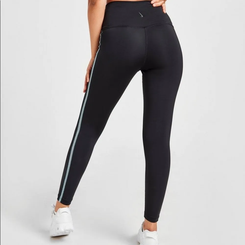 Nike Black Training Yoga Crochet Tights Leggings size XXL - Image 3