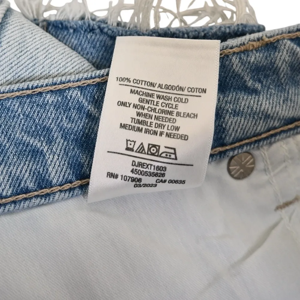 Hudson Jeans Devon High Waist Denim Boyfriend Shorts Womens 29 - Image 12