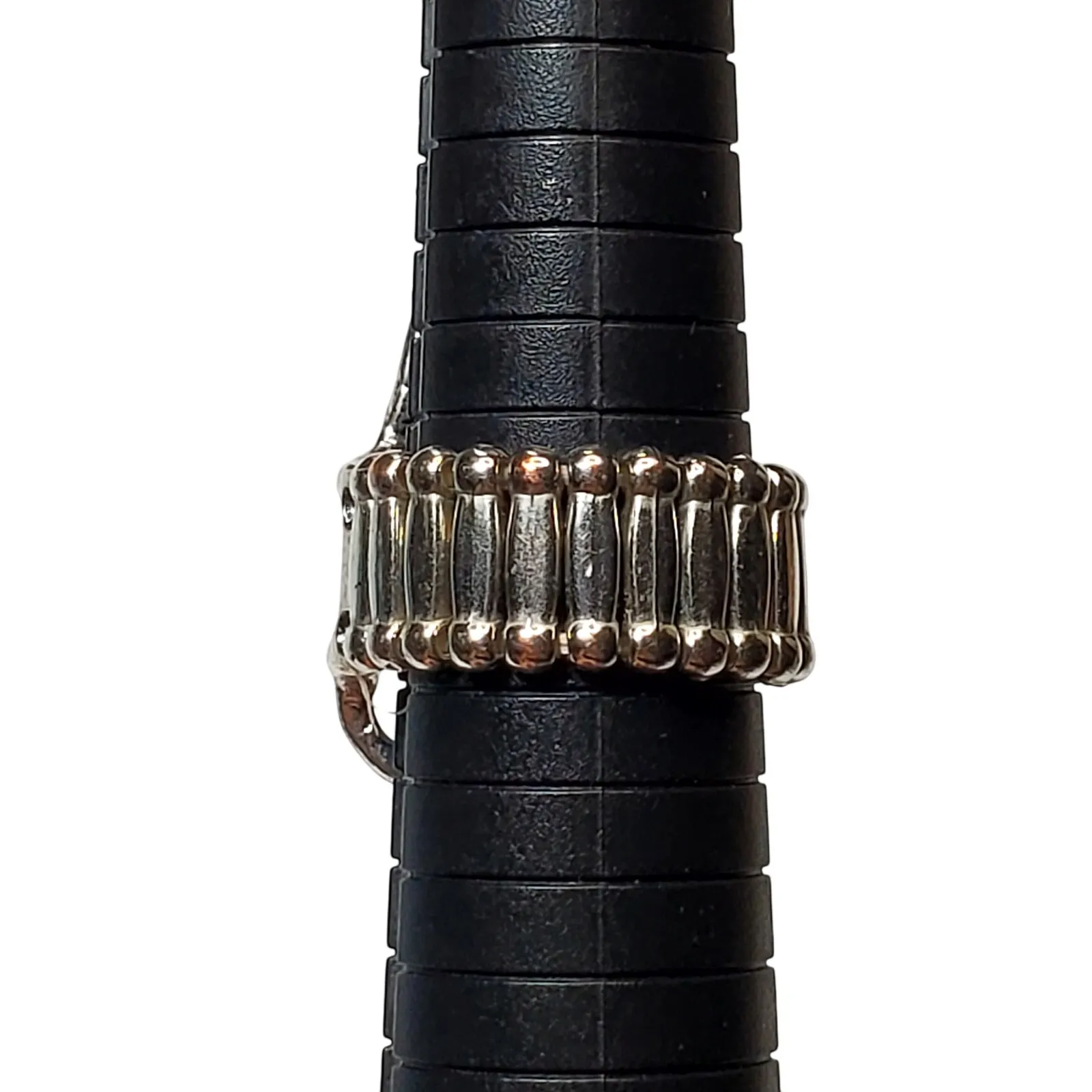 Paparazzi Jewelry Blue Glass Stretchy Ring Get The Point Blue 9.5 - Image 5