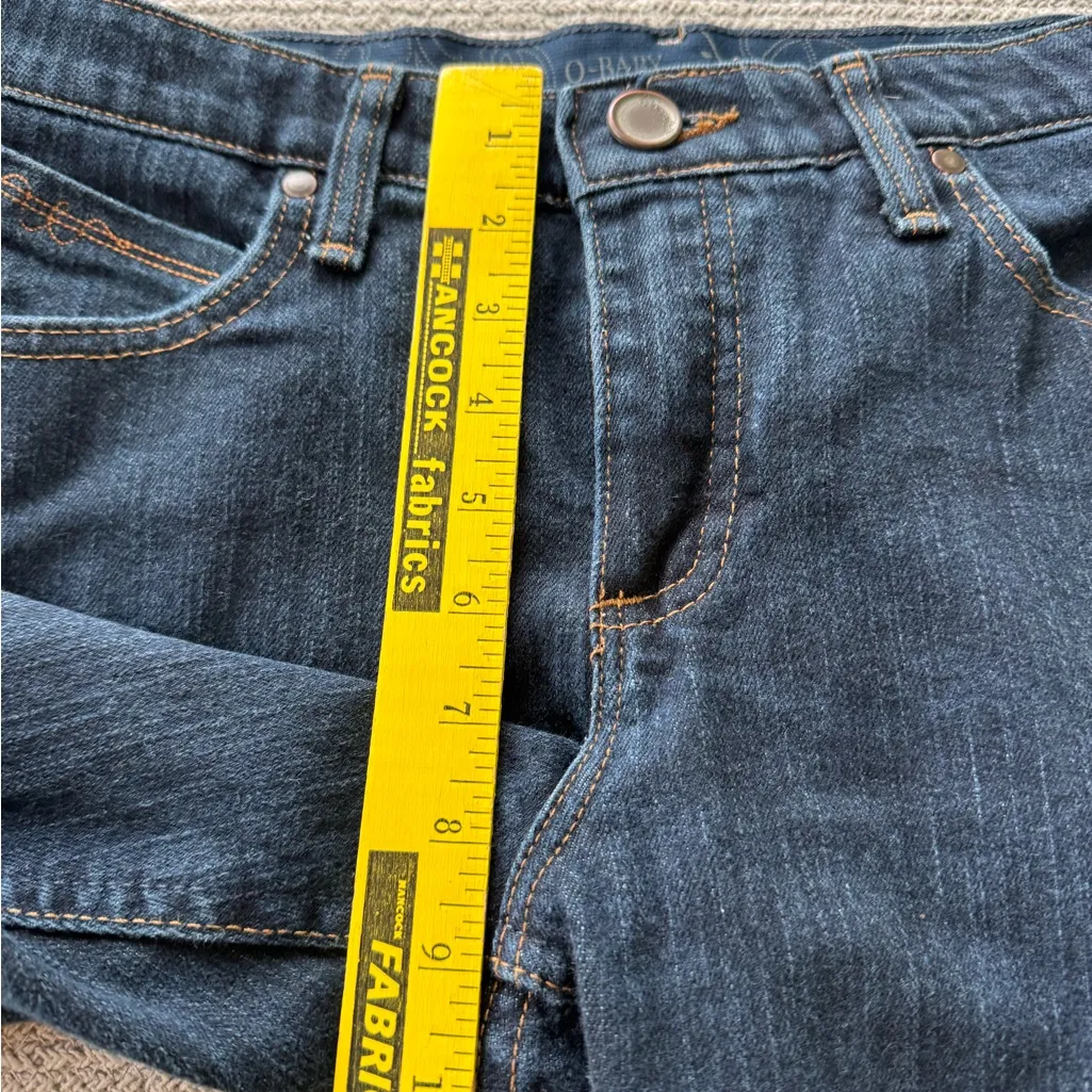 Wrangler Q-Baby Dark Rinse Bootcut Denim Jeans Size 7/8 x 32 - Image 10