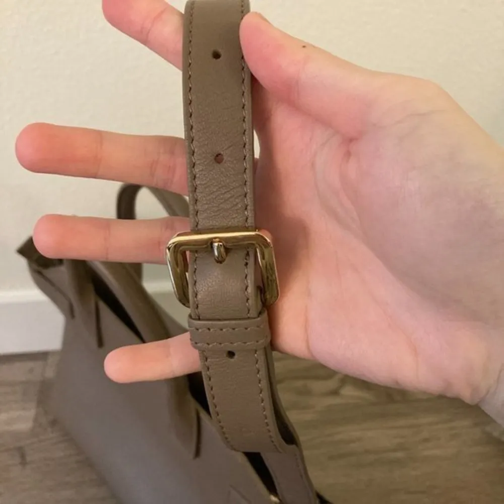 Furla Alice Top Handle Bag Taupe Pristine Condition - Image 11