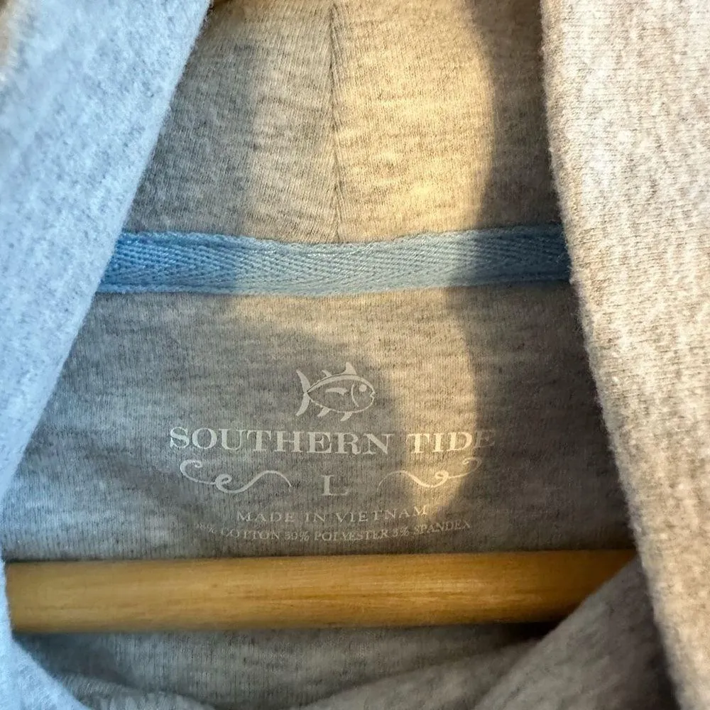 Southern Tide funnel neck sweatshirt. - Image 3