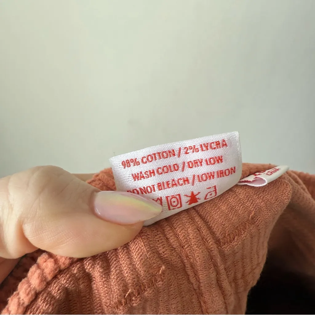 Hammies Rust Orange Corduroy Flare Pants 28" - Image 8