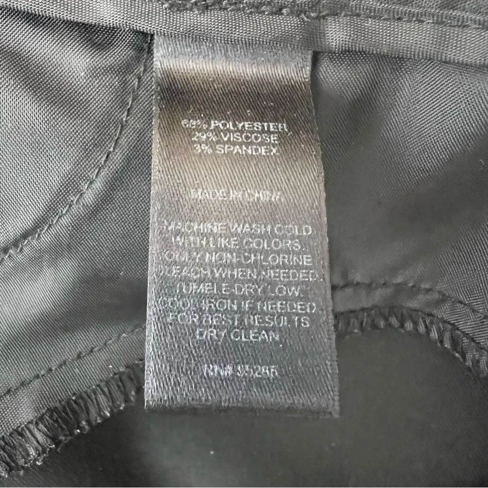 Express Black Editor Pants Size 10 Inseam 28 inches - Image 9