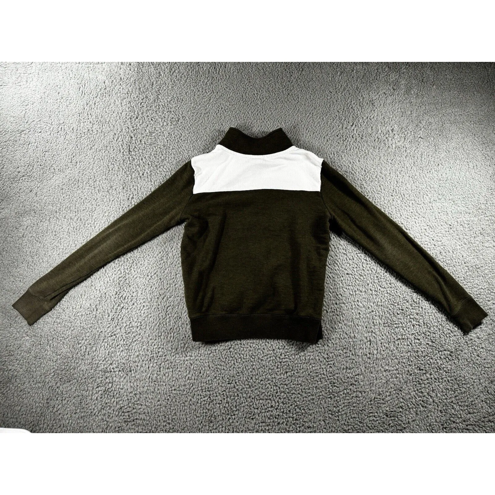 PINK Victoria's Secret‎ 1/4 Zip Sweatshirt Women XS Zip Floral Graphic Print Y2K - Image 4