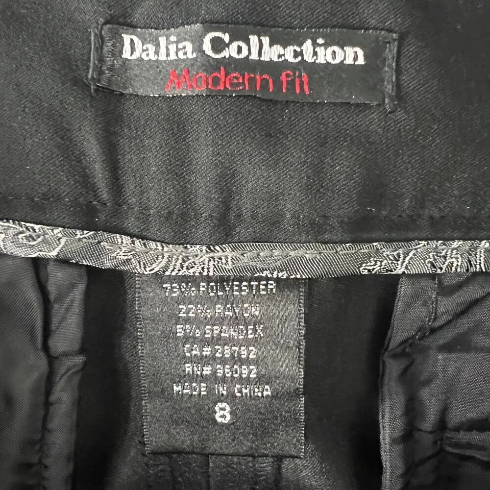 Dalia Collection Womens Dress Trouser Pants 8 Career Office Business Party Event - Image 2