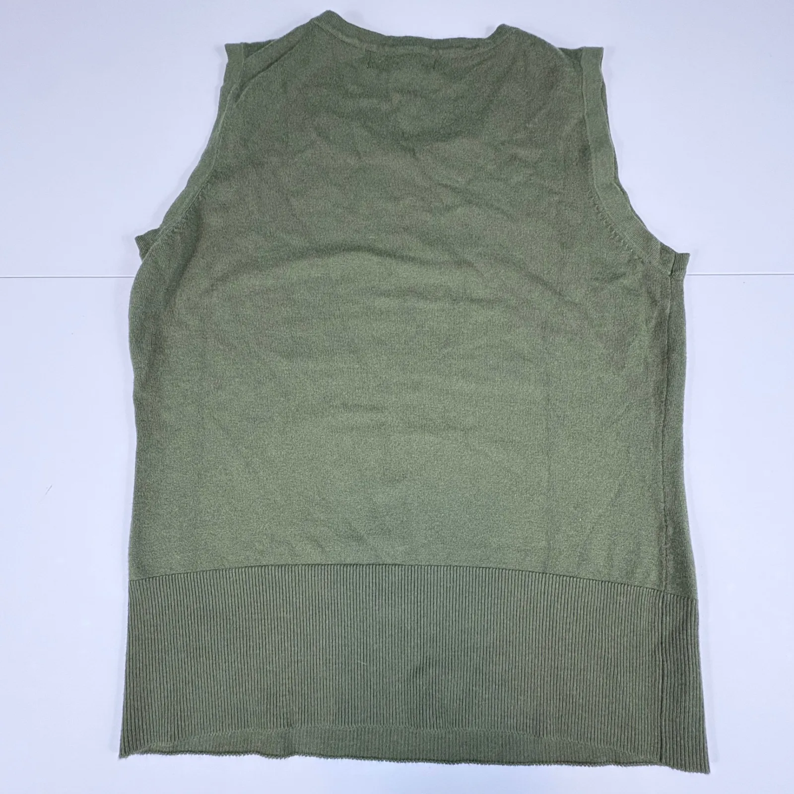 Grace Elements Petite Olive Green Button Down 3/4 Sleeve‎ Cardigan Sweater - Image 15