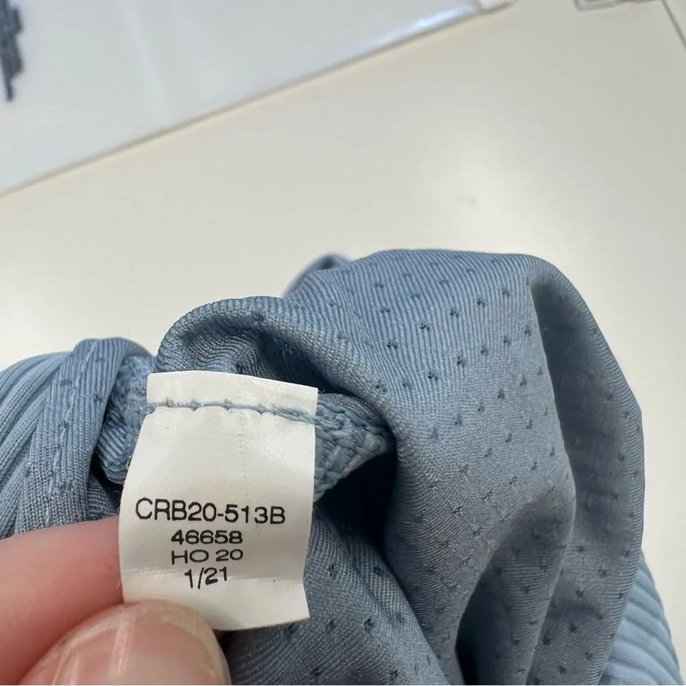 Carbon38 Glacier Blue Leopard Ribbed Crop Tank - Image 14