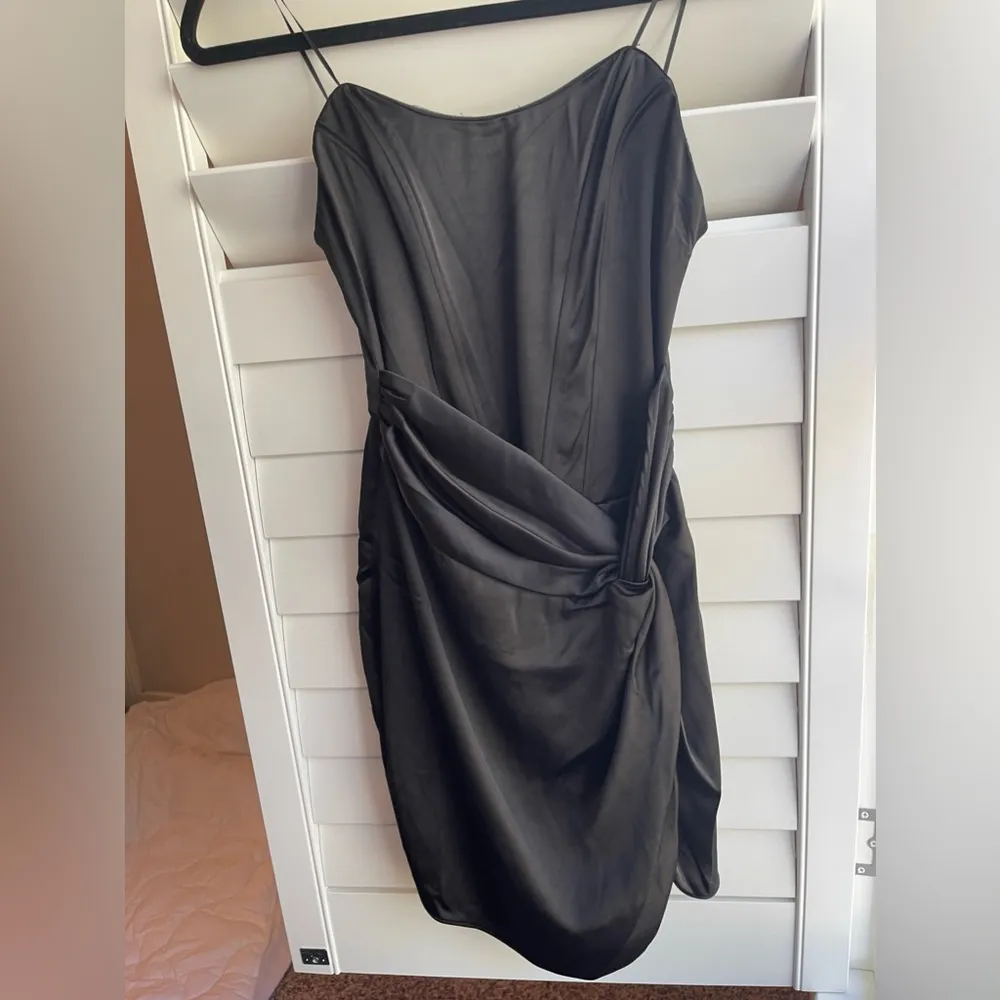 Do+Be Strapless Black Mini Dress {Size Small} - Image 3
