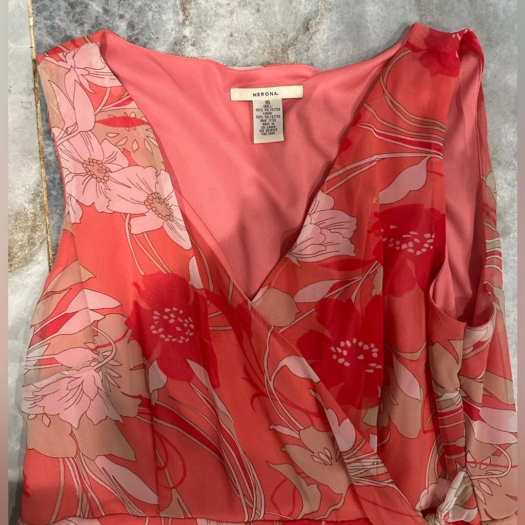 Merona Red Spaghetti Strap Sundress Midi - Image 5