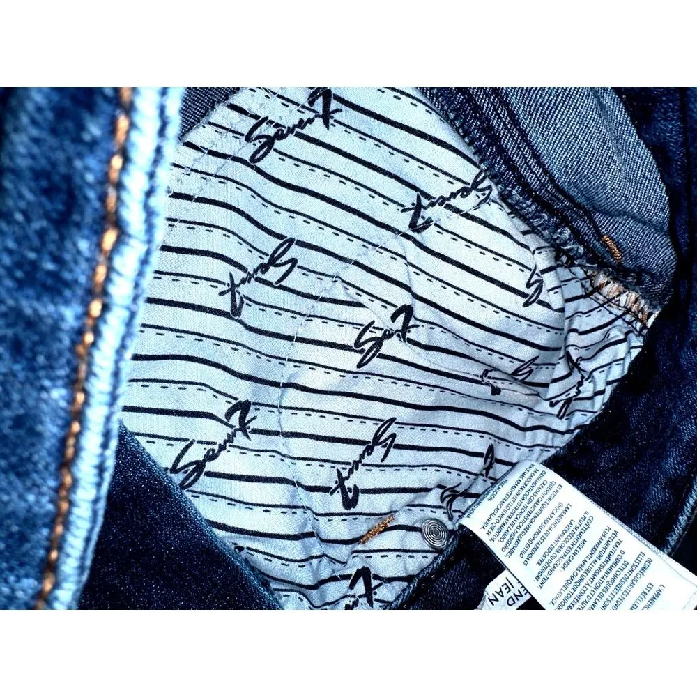Seven7 Weekend Slim Fit Jean Flattering Straight Leg Super Stretch Denim Size 4 - Image 8