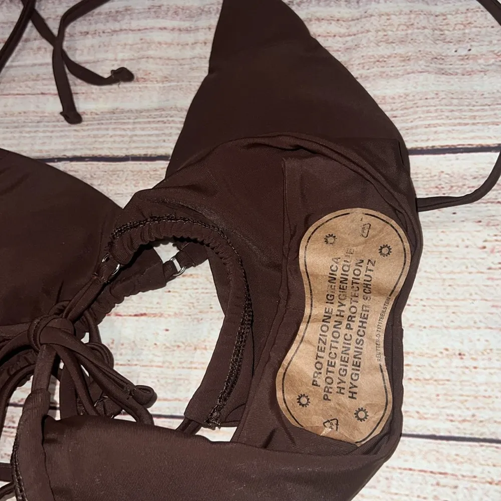 Two pieces swimsuit. Size S Brown - Image 6