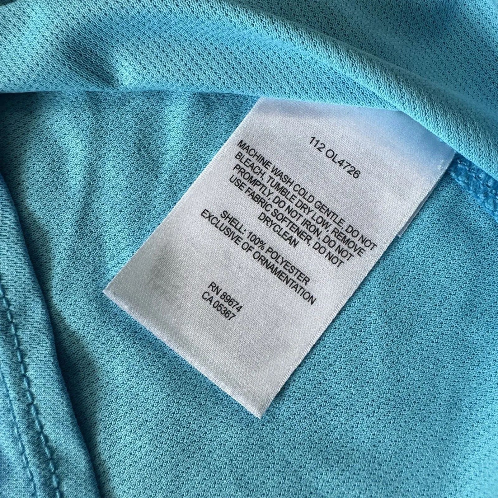 Mountain Hardwear Womens Small Blue Pattern Printed Tank Top Athletic - Image 4