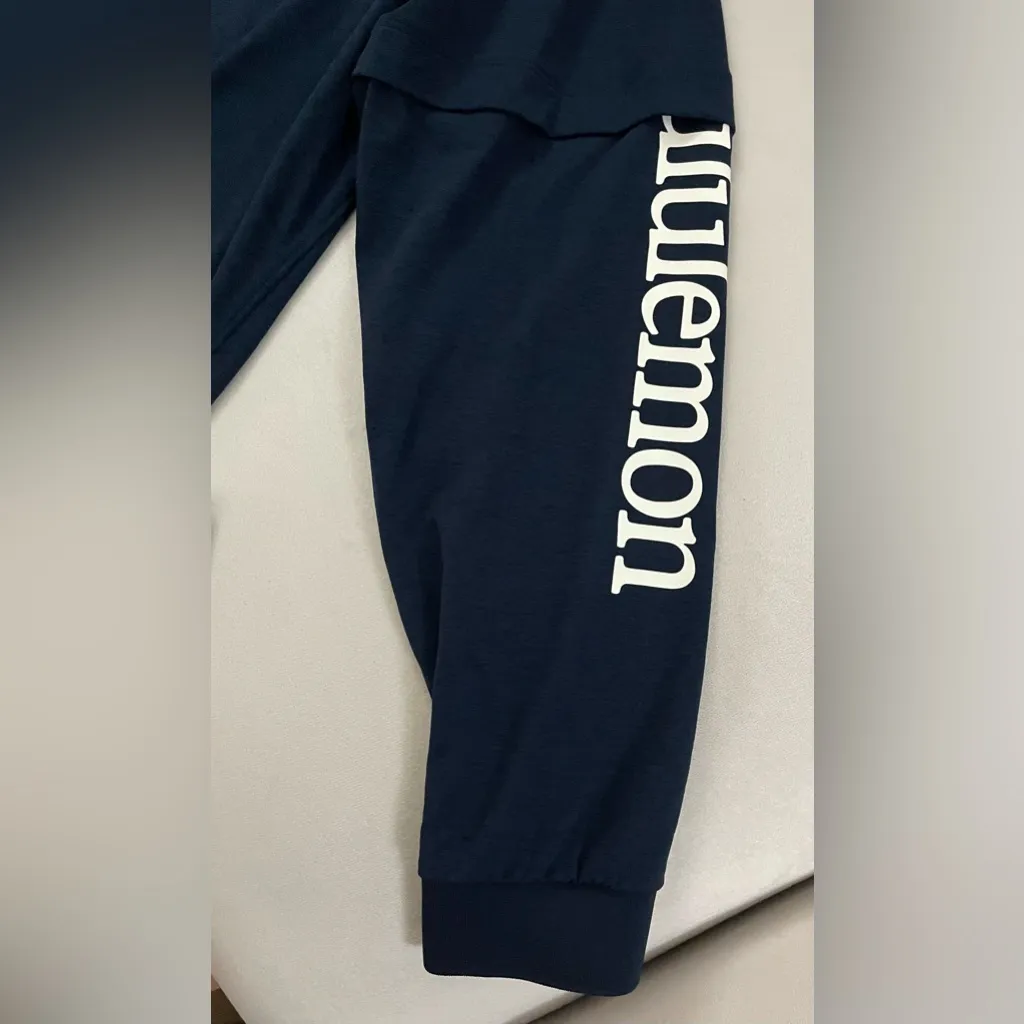 Lululemon NWT Layered Long Sleeve T Shirts Tennis Club Graphic Top Navy White 10 - Image 10