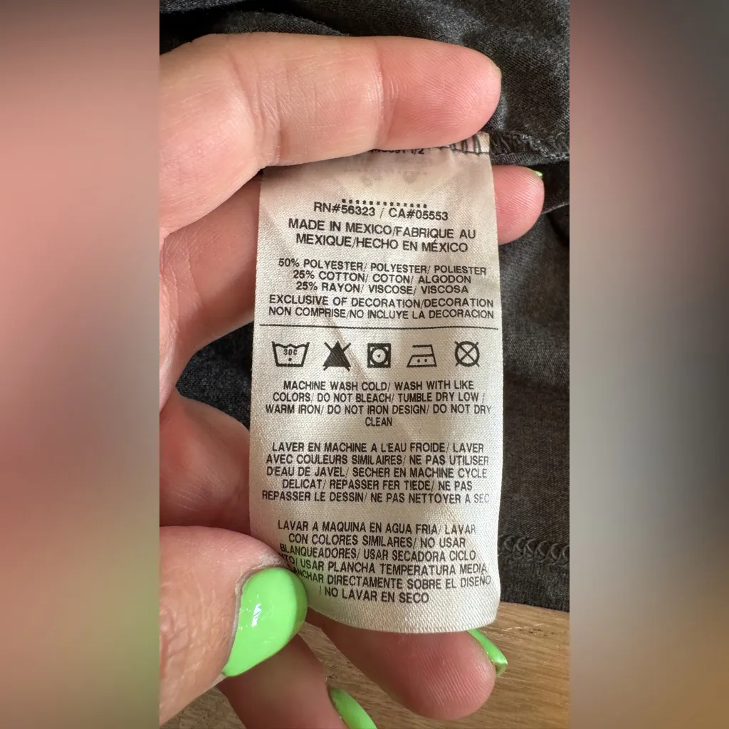 Nike Dallas Cowboys Marled Throwback Logo 3/4-Sleeve Raglan T-Shirt size large - Image 4