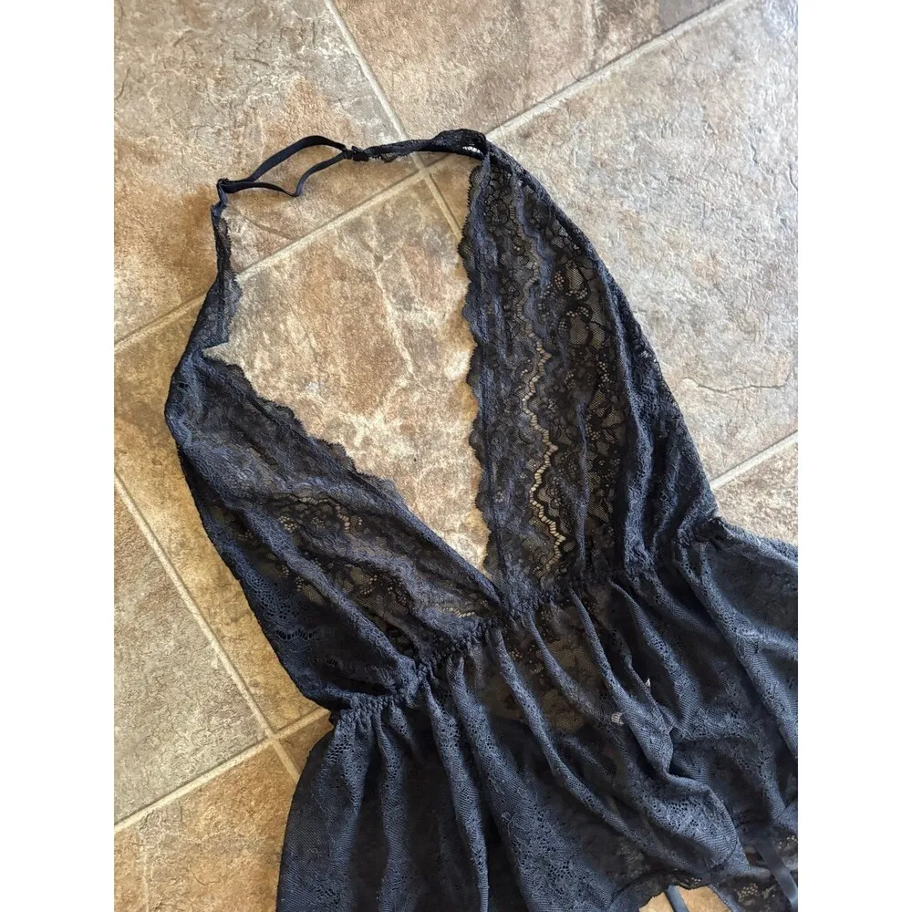 Victoria’s Secret Black Babydoll Dress Size XL - Image 5