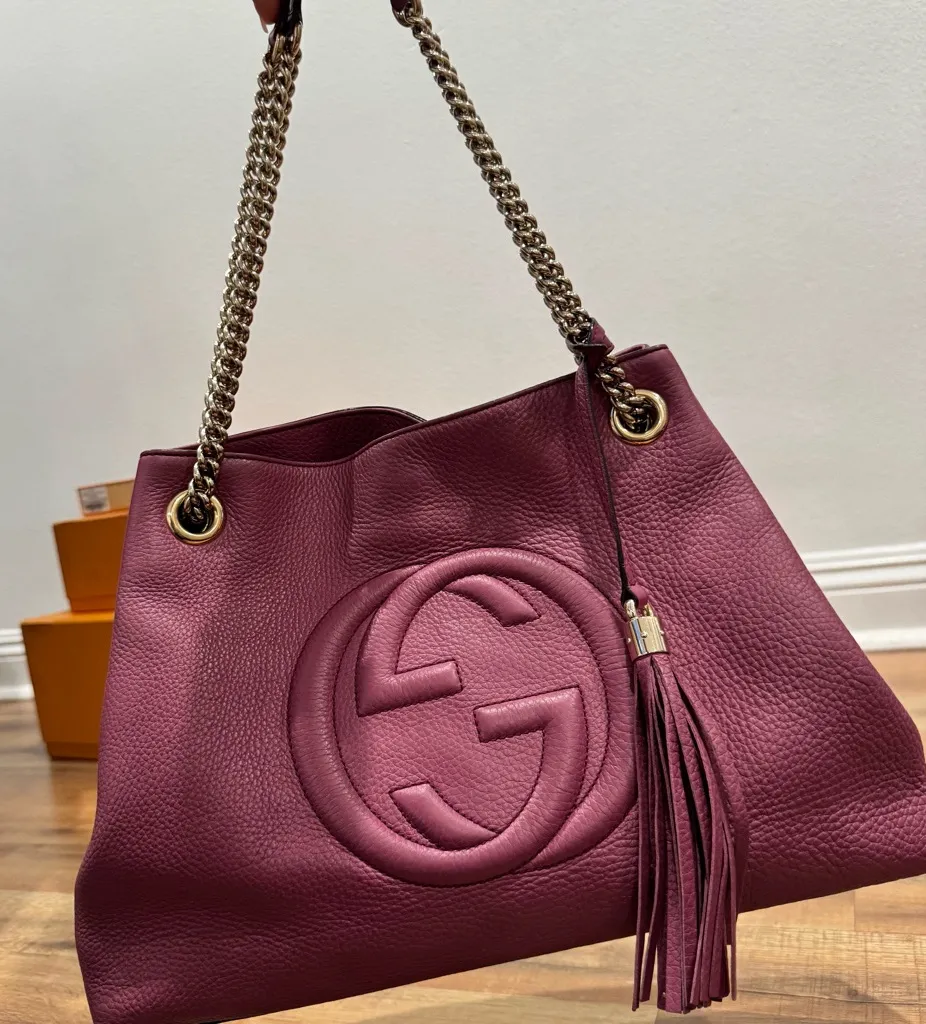 Gucci  soho chain leather tote - Image 2