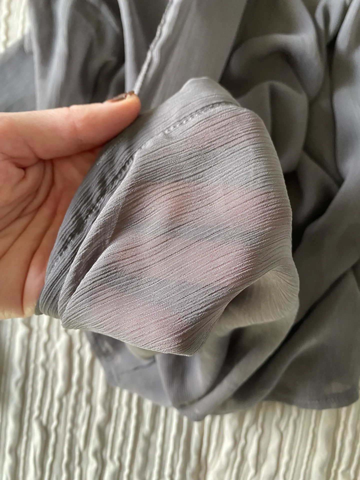 Grey Lightweight Button Down - Image 3