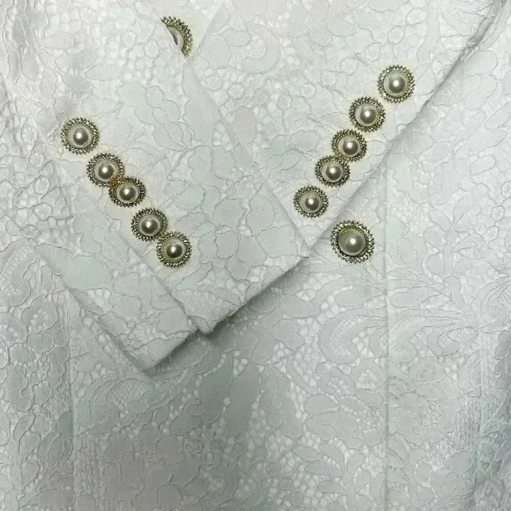 NWT Rebecca Vallance Bridal Harriet blazer minidress Size 2 US White - Image 13