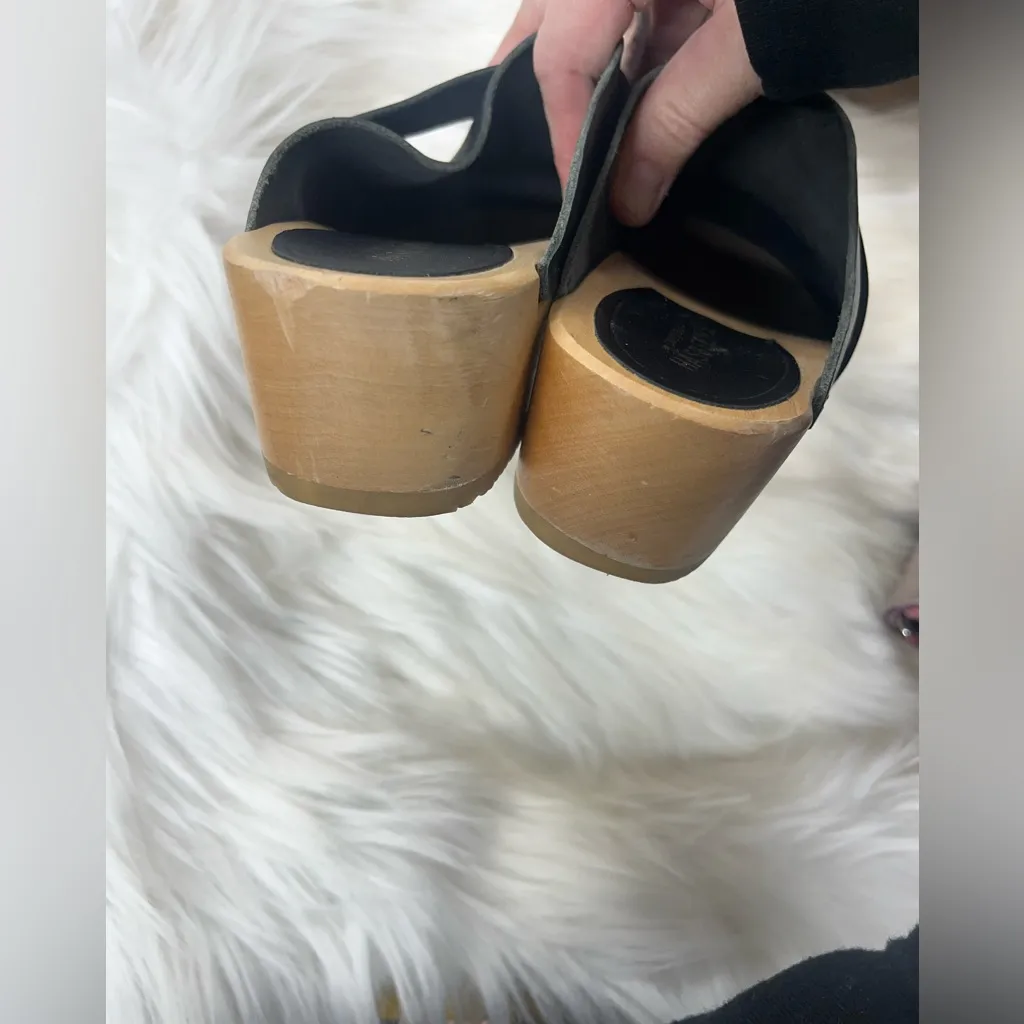 Swedish Hasbeens Shoes Swedish Hasbeens Husband Clogs in black size 6 (36) women - Image 9
