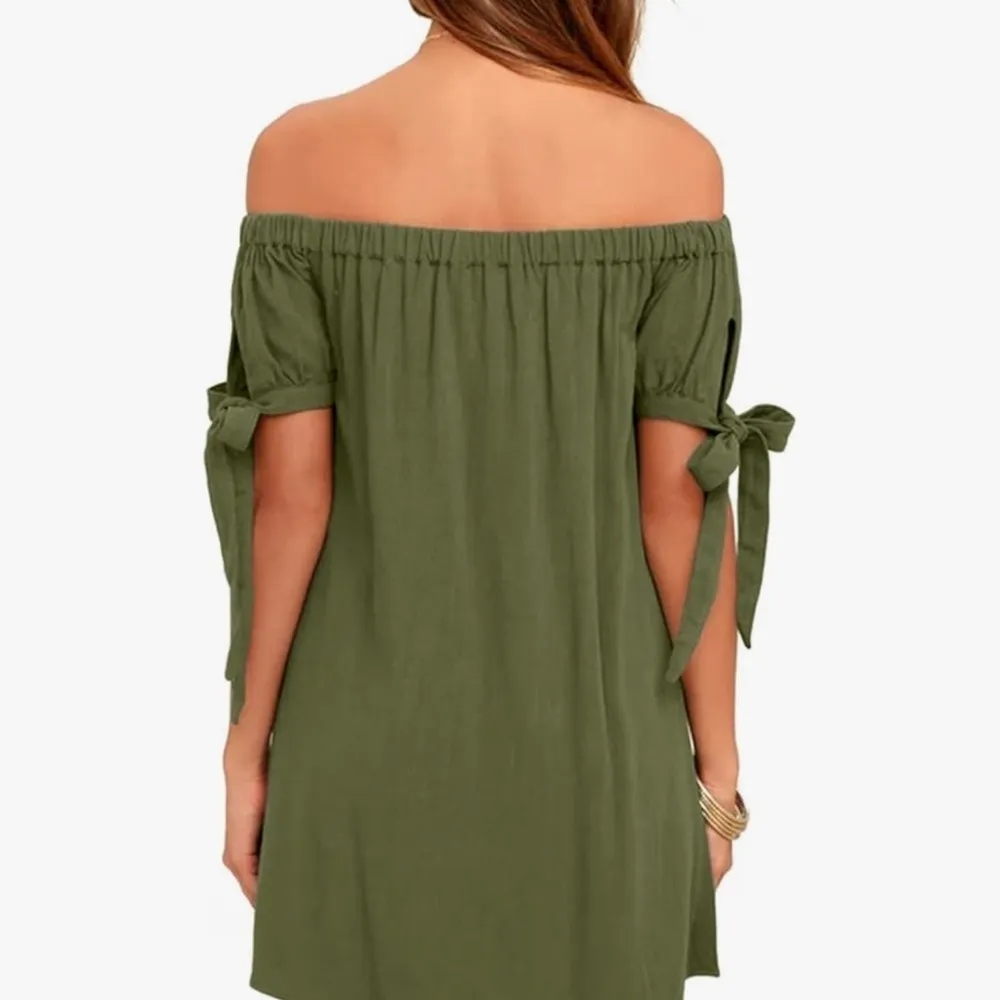 NEW!! Effortless Chic: Olive Green Off - Image 3