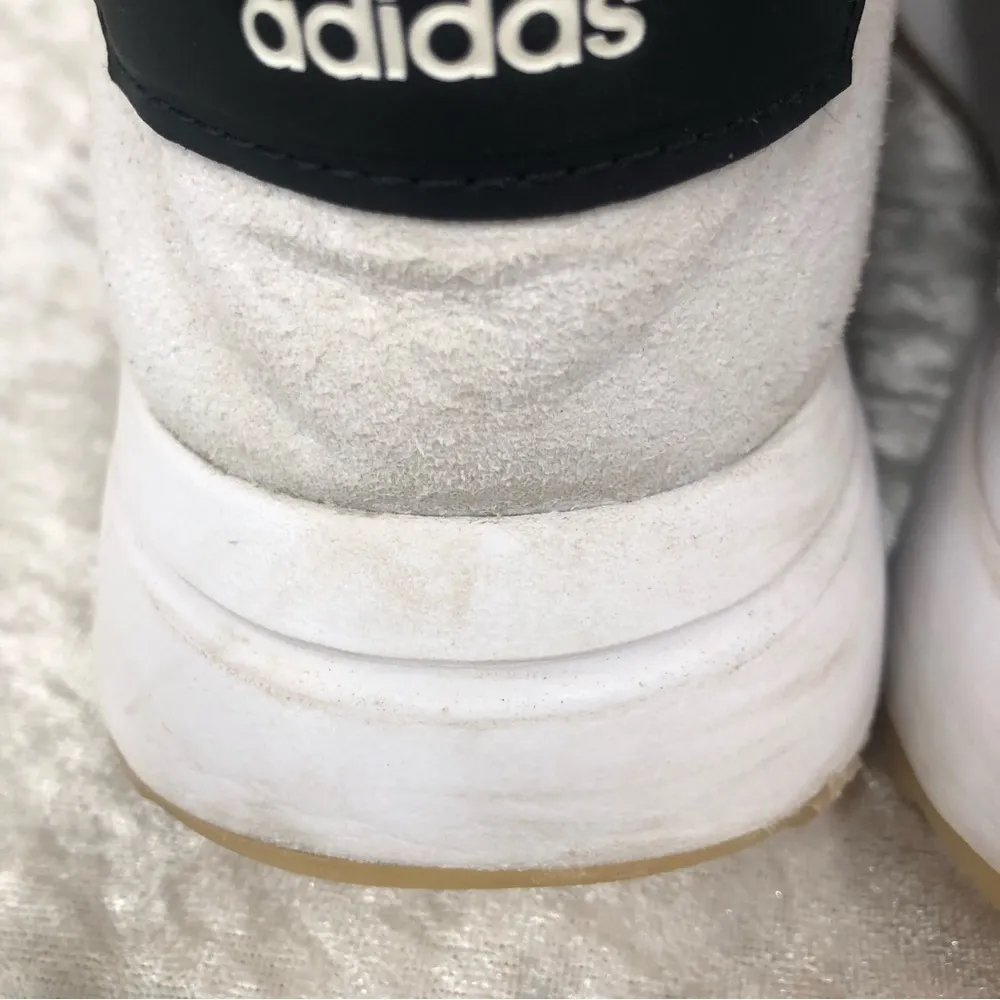 Adidas flashrunner women’s size 7 black & white shoes lace up low top - Image 14