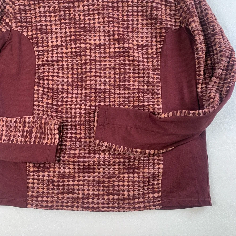 Nike Pro Hyperwarm Maroon Red Long Sleeve Training Sweater Size XXL - Image 8