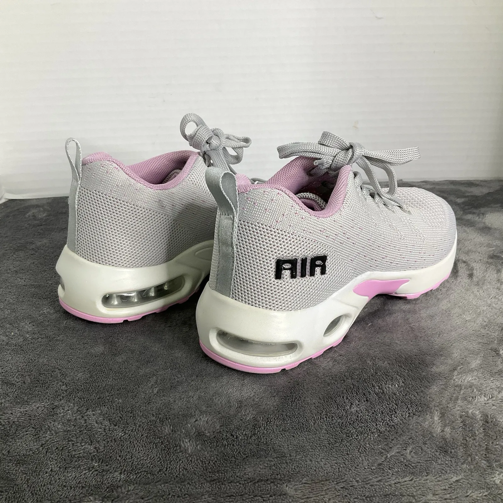 Mishansha Women's‎ Running Walking Shoes Breathable Air Cushion Sneakers size 7 Gray - Image 4