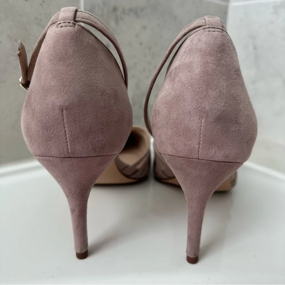 Women’s Suede Heels Size 9.5 - Image 10