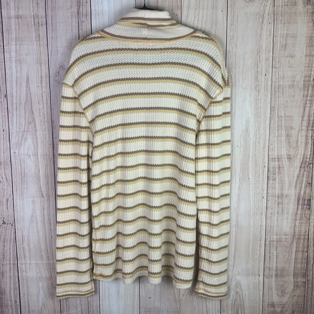 Urban‎ Outfitters Standard/Cloth Waffle Knit Mock Neck Shirt Size Large - Image 6