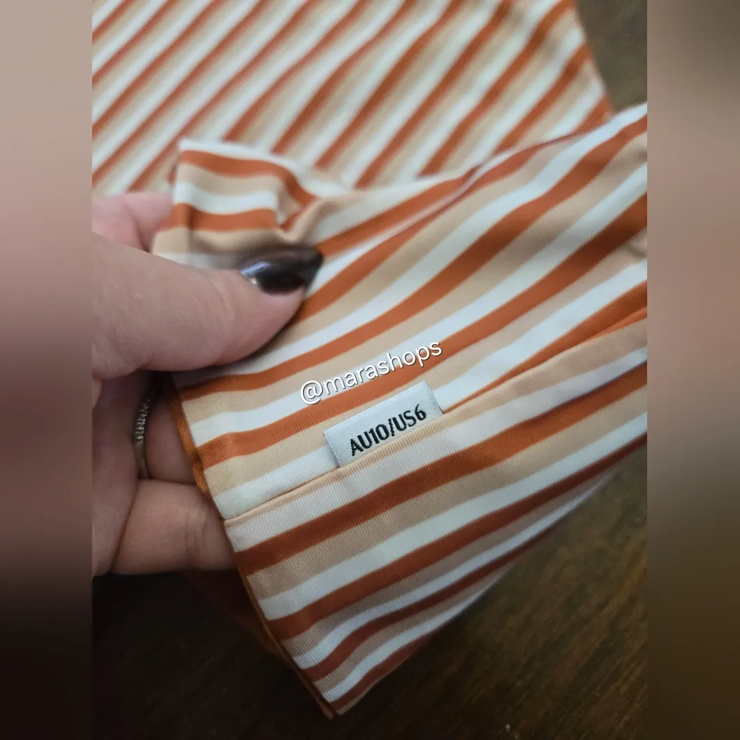 Baiia Swim Marrakesh 2 Pc Bikini Swimsuit Orange Size 6 - Image 3