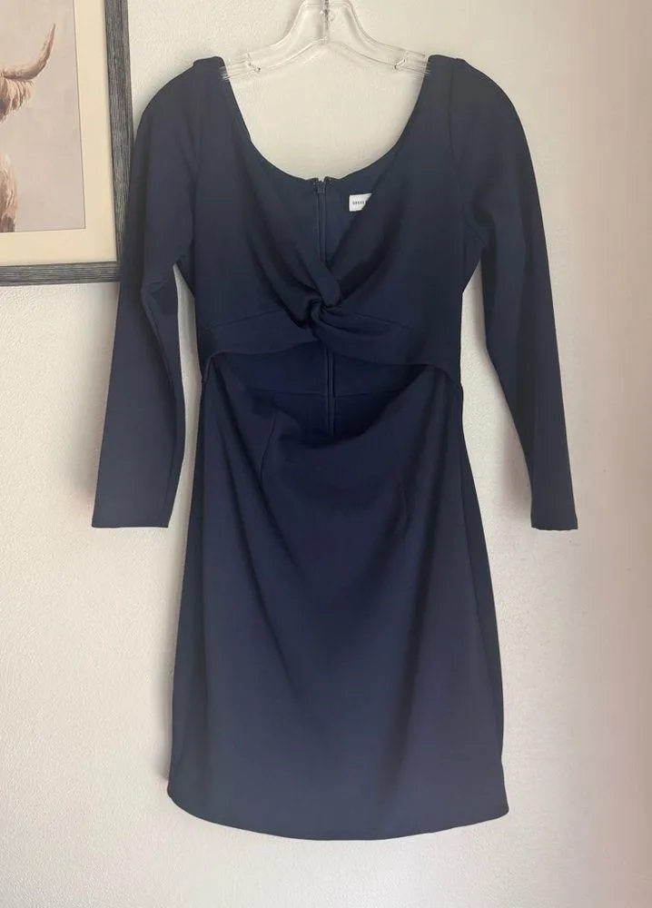 Dress the Population Navy Blue Jade Cutout Sheath Dress - Image 3